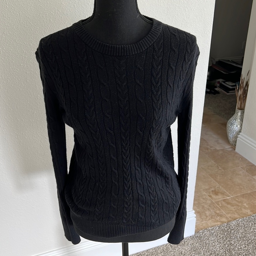Black Crewneck Sweater